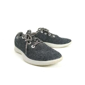 Allbirds Sneakers Women Size 10 Gray Wool Runners Lace Up Minimalist Shoes